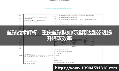 篮球战术解析：重庆篮球队如何运用边路渗透提升进攻效率